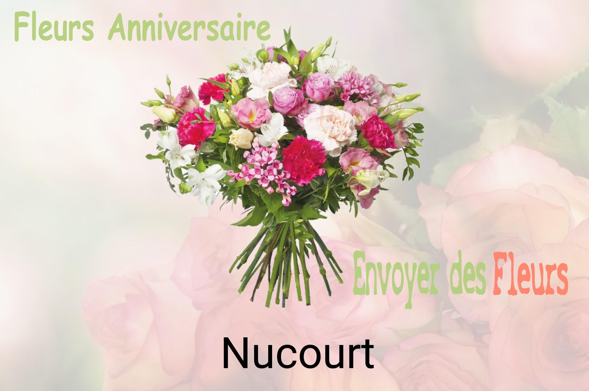 Bouquet de fleurs d’anniversaire livré à Nucourt